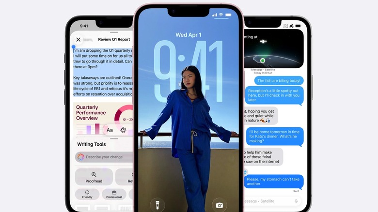 A close-up of the iPhone 17e display running iOS 26.