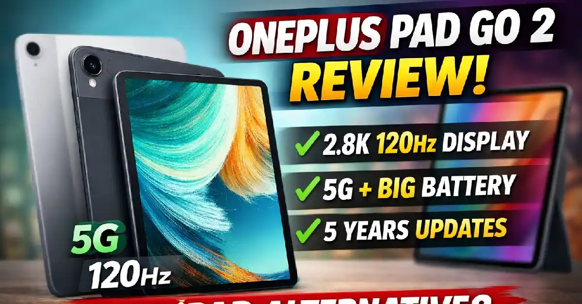 OnePlus Pad Go 2 Review: A Stunning 2.8K Display Held Back by Thin Audio