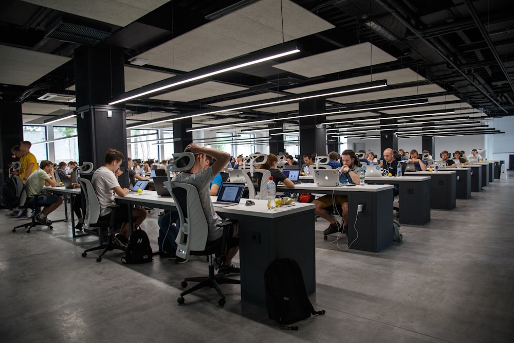Samsung corporate employees in a meeting room environment discussing labor relations.