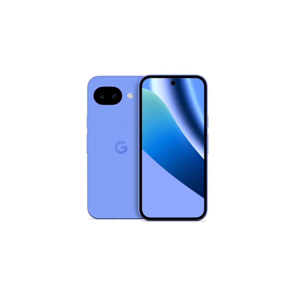 Front and back view of the Google Pixel 10a in a modern color finish.