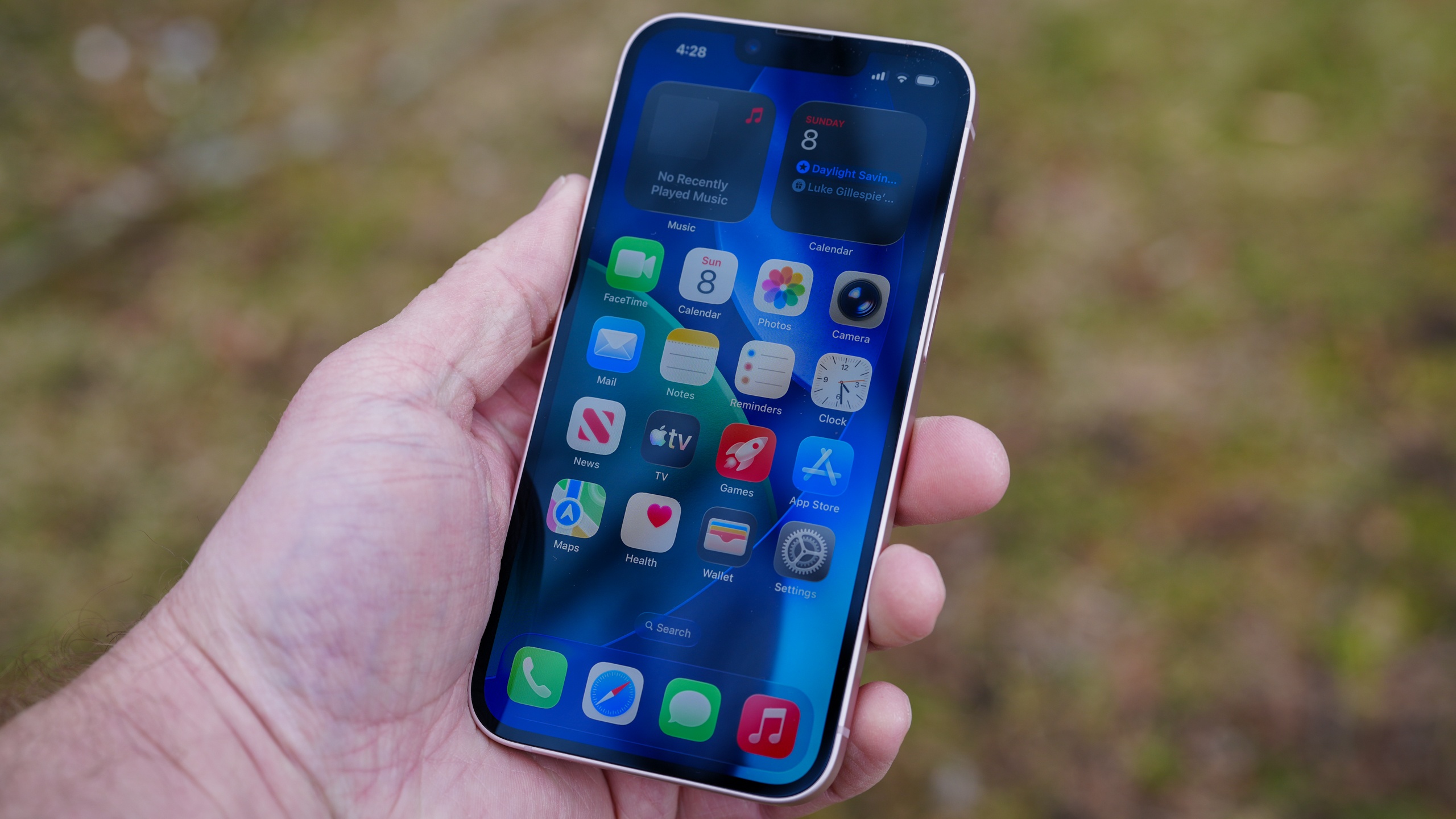 The vibrant Super Retina XDR OLED display of the iPhone 17e.